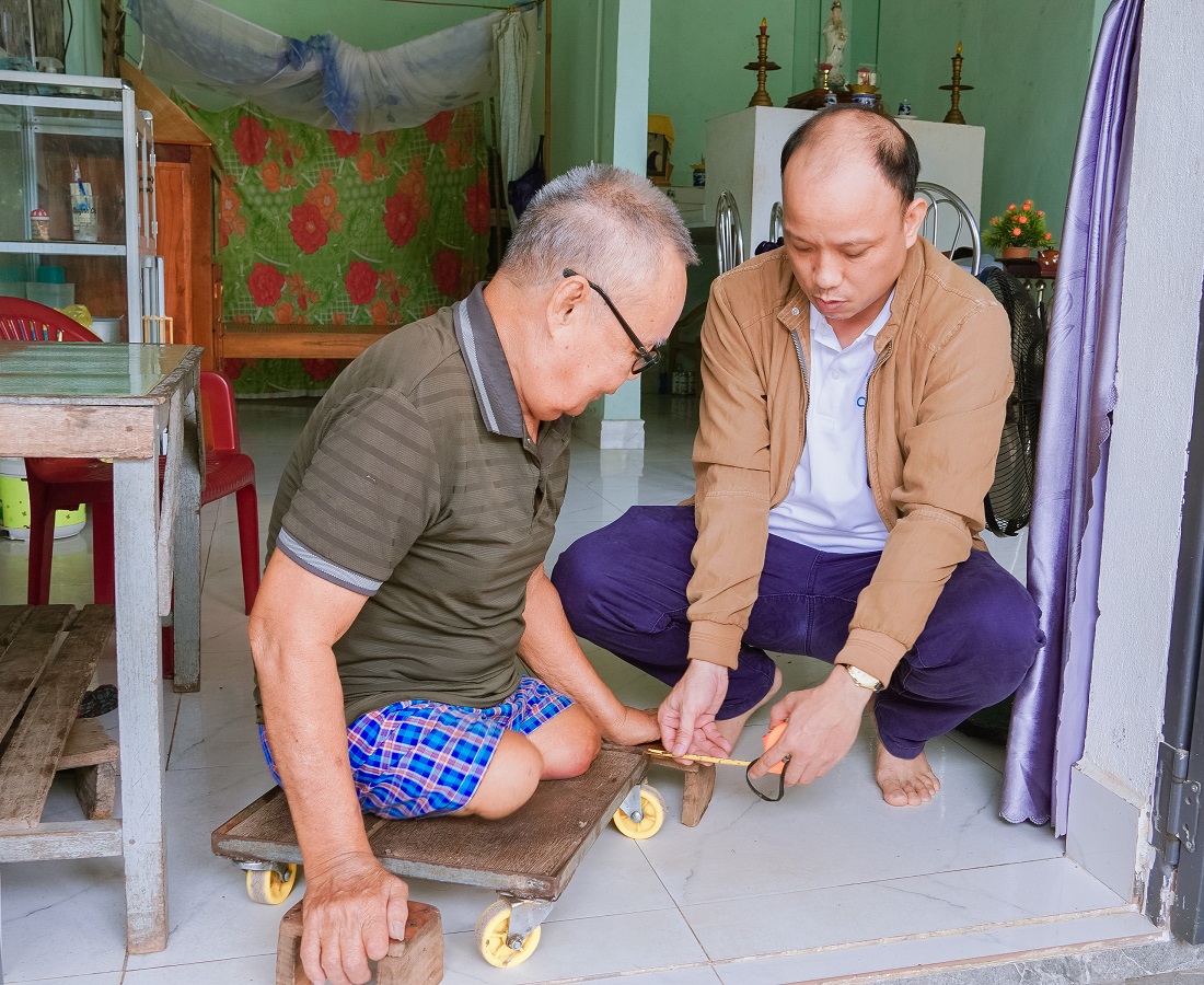 Thành phố Huế: Mở ra, đánh giá và chỉ định dụng cụ trợ giúp cho người khuyết tật và nạn nhân da cam